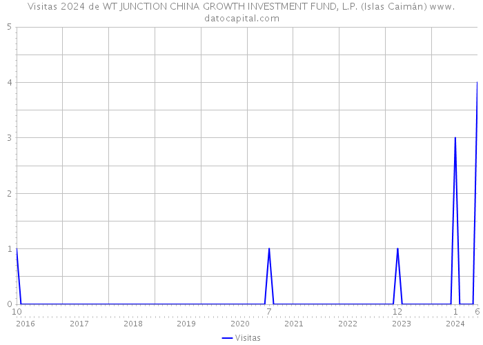 Visitas 2024 de WT JUNCTION CHINA GROWTH INVESTMENT FUND, L.P. (Islas Caimán) 