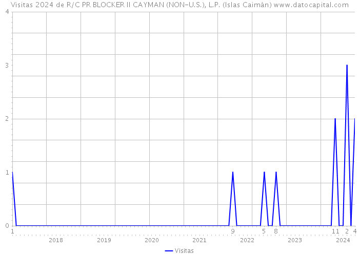 Visitas 2024 de R/C PR BLOCKER II CAYMAN (NON-U.S.), L.P. (Islas Caimán) 