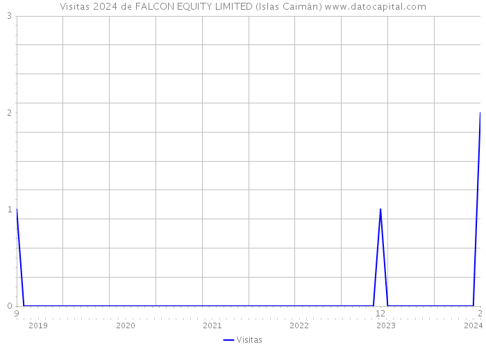 Visitas 2024 de FALCON EQUITY LIMITED (Islas Caimán) 