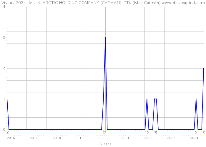 Visitas 2024 de U.K. ARCTIC HOLDING COMPANY (CAYMAN) LTD. (Islas Caimán) 