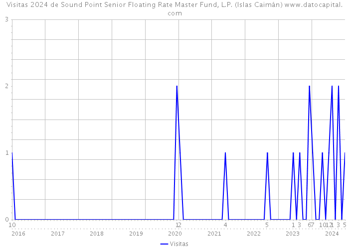 Visitas 2024 de Sound Point Senior Floating Rate Master Fund, L.P. (Islas Caimán) 