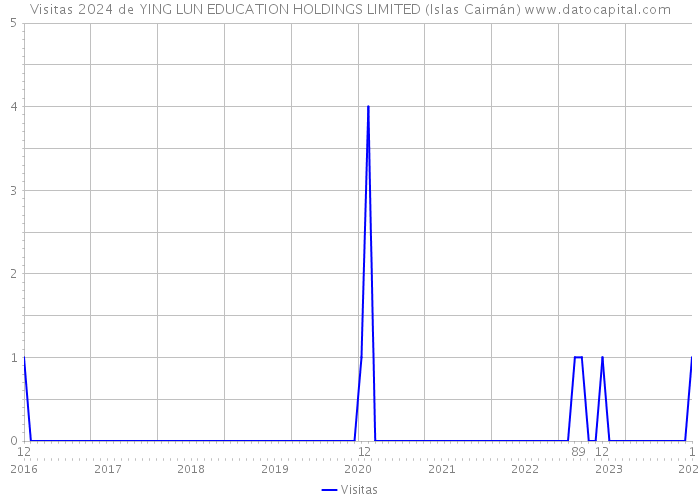 Visitas 2024 de YING LUN EDUCATION HOLDINGS LIMITED (Islas Caimán) 