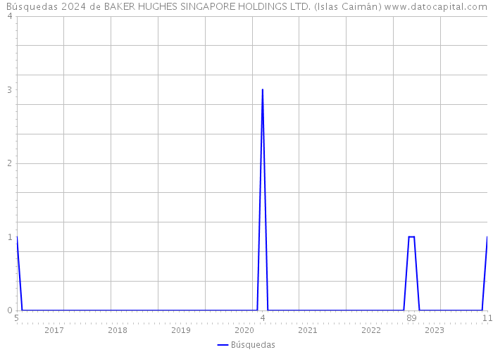 Búsquedas 2024 de BAKER HUGHES SINGAPORE HOLDINGS LTD. (Islas Caimán) 