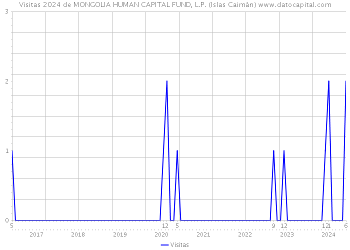 Visitas 2024 de MONGOLIA HUMAN CAPITAL FUND, L.P. (Islas Caimán) 