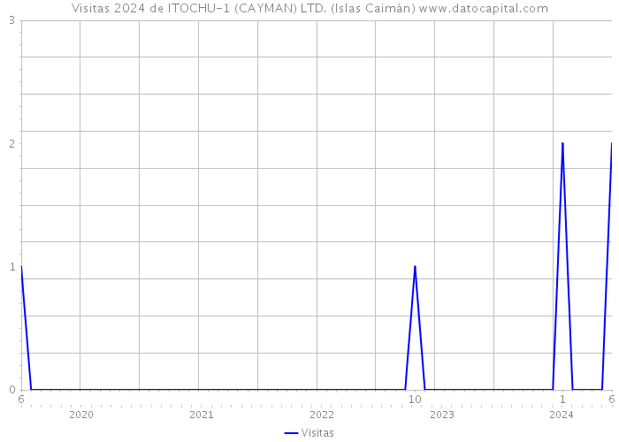 Visitas 2024 de ITOCHU-1 (CAYMAN) LTD. (Islas Caimán) 