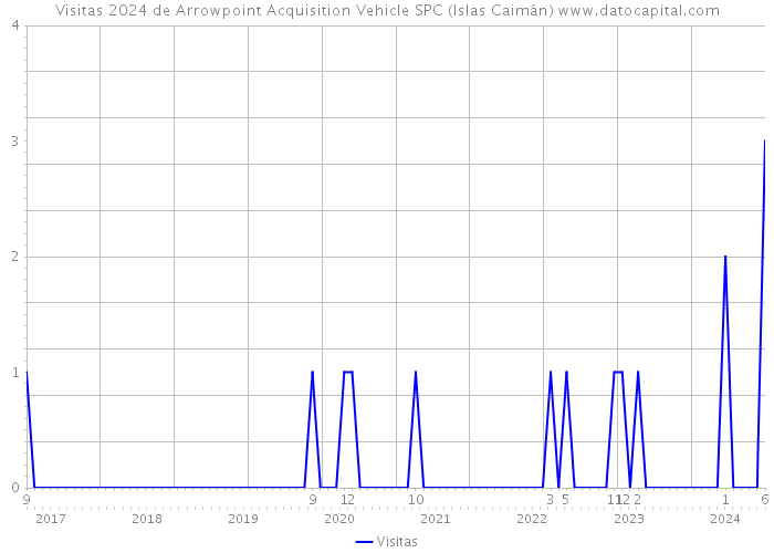 Visitas 2024 de Arrowpoint Acquisition Vehicle SPC (Islas Caimán) 