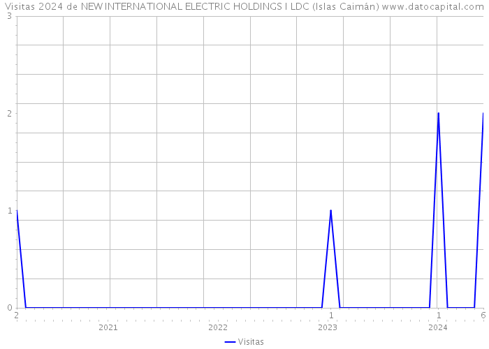 Visitas 2024 de NEW INTERNATIONAL ELECTRIC HOLDINGS I LDC (Islas Caimán) 