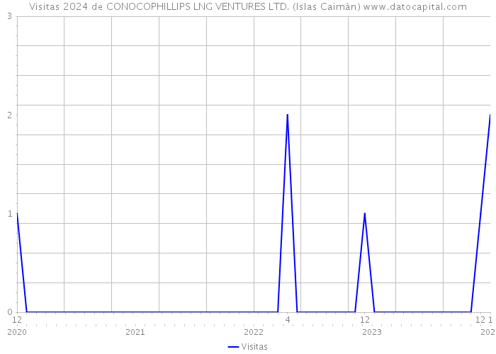 Visitas 2024 de CONOCOPHILLIPS LNG VENTURES LTD. (Islas Caimán) 