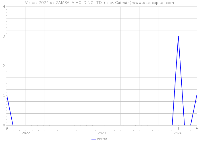 Visitas 2024 de ZAMBALA HOLDING LTD. (Islas Caimán) 