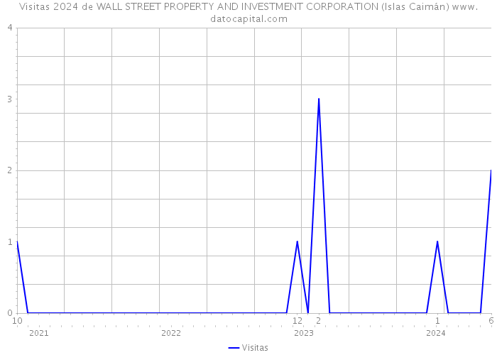 Visitas 2024 de WALL STREET PROPERTY AND INVESTMENT CORPORATION (Islas Caimán) 