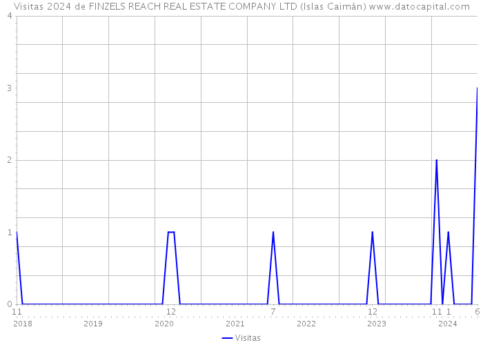 Visitas 2024 de FINZELS REACH REAL ESTATE COMPANY LTD (Islas Caimán) 