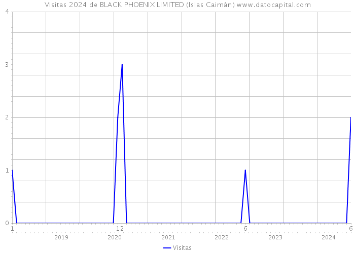 Visitas 2024 de BLACK PHOENIX LIMITED (Islas Caimán) 