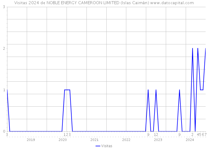 Visitas 2024 de NOBLE ENERGY CAMEROON LIMITED (Islas Caimán) 