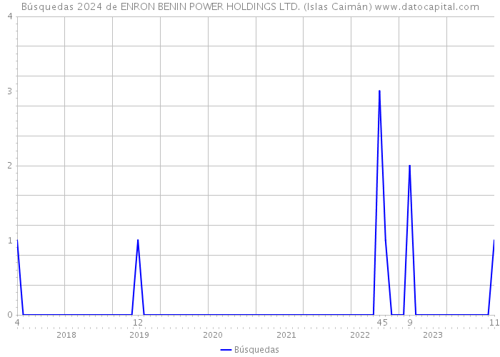 Búsquedas 2024 de ENRON BENIN POWER HOLDINGS LTD. (Islas Caimán) 