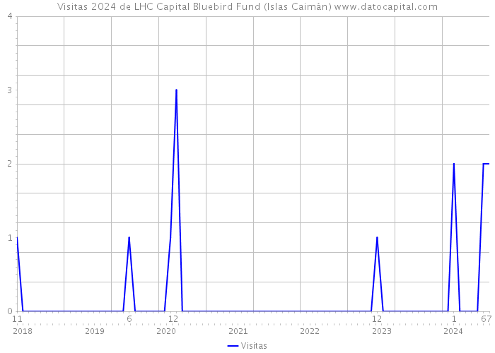 Visitas 2024 de LHC Capital Bluebird Fund (Islas Caimán) 