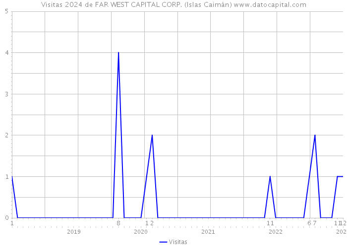 Visitas 2024 de FAR WEST CAPITAL CORP. (Islas Caimán) 