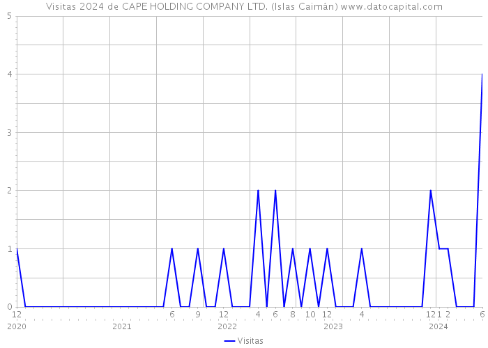 Visitas 2024 de CAPE HOLDING COMPANY LTD. (Islas Caimán) 