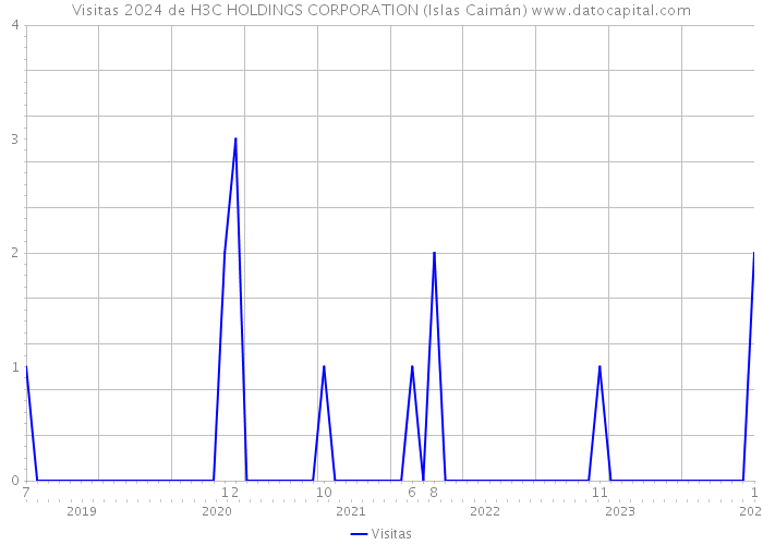Visitas 2024 de H3C HOLDINGS CORPORATION (Islas Caimán) 