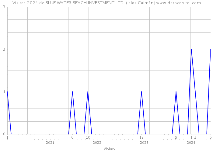 Visitas 2024 de BLUE WATER BEACH INVESTMENT LTD. (Islas Caimán) 