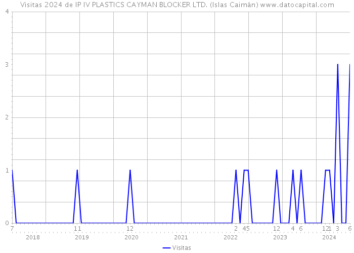 Visitas 2024 de IP IV PLASTICS CAYMAN BLOCKER LTD. (Islas Caimán) 
