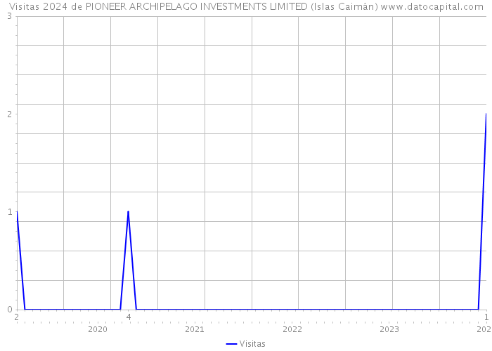 Visitas 2024 de PIONEER ARCHIPELAGO INVESTMENTS LIMITED (Islas Caimán) 