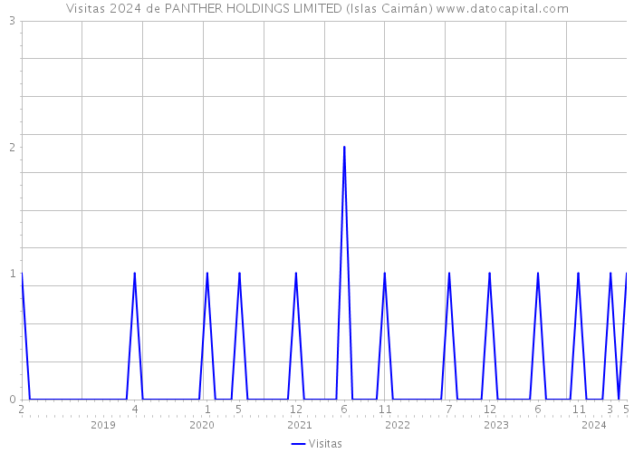 Visitas 2024 de PANTHER HOLDINGS LIMITED (Islas Caimán) 