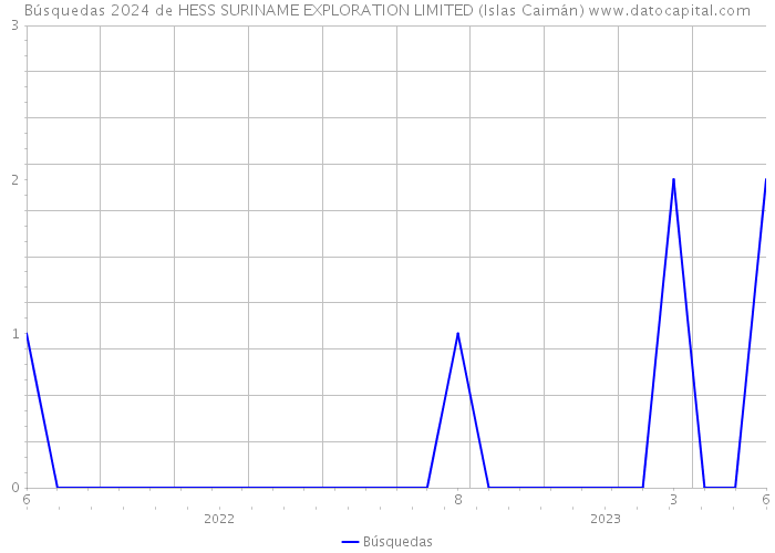 Búsquedas 2024 de HESS SURINAME EXPLORATION LIMITED (Islas Caimán) 