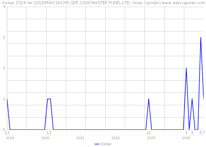 Visitas 2024 de GOLDMAN SACHS GDP 2000 MASTER FUND, LTD. (Islas Caimán) 