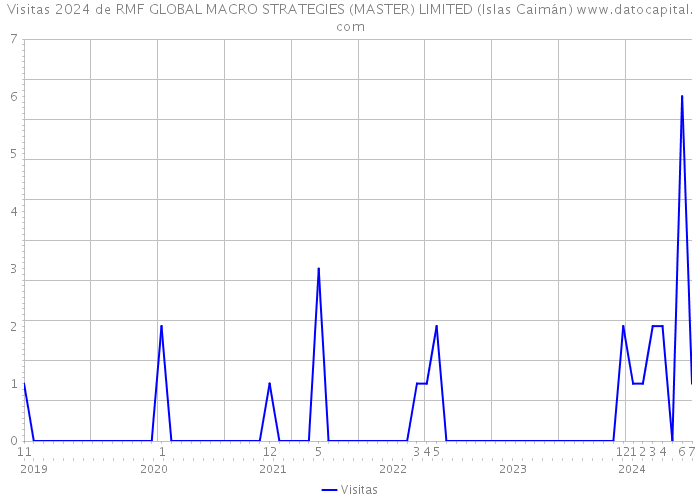 Visitas 2024 de RMF GLOBAL MACRO STRATEGIES (MASTER) LIMITED (Islas Caimán) 