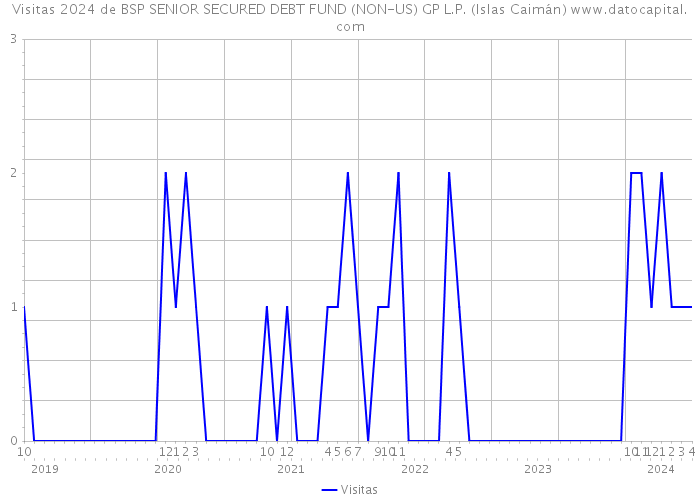 Visitas 2024 de BSP SENIOR SECURED DEBT FUND (NON-US) GP L.P. (Islas Caimán) 