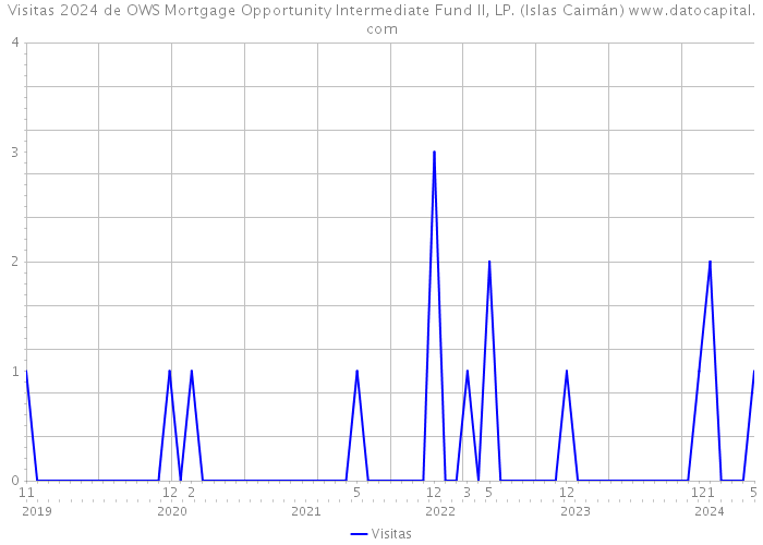 Visitas 2024 de OWS Mortgage Opportunity Intermediate Fund II, LP. (Islas Caimán) 