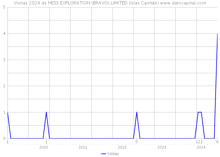 Visitas 2024 de HESS EXPLORATION (BRAVO) LIMITED (Islas Caimán) 