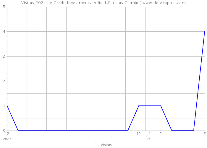 Visitas 2024 de Credit Investments India, L.P. (Islas Caimán) 