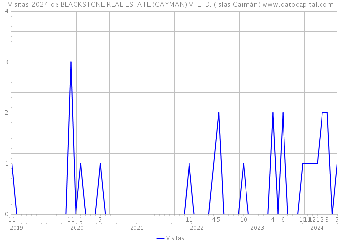Visitas 2024 de BLACKSTONE REAL ESTATE (CAYMAN) VI LTD. (Islas Caimán) 
