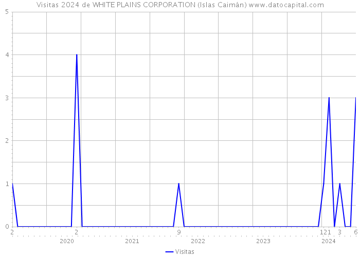 Visitas 2024 de WHITE PLAINS CORPORATION (Islas Caimán) 