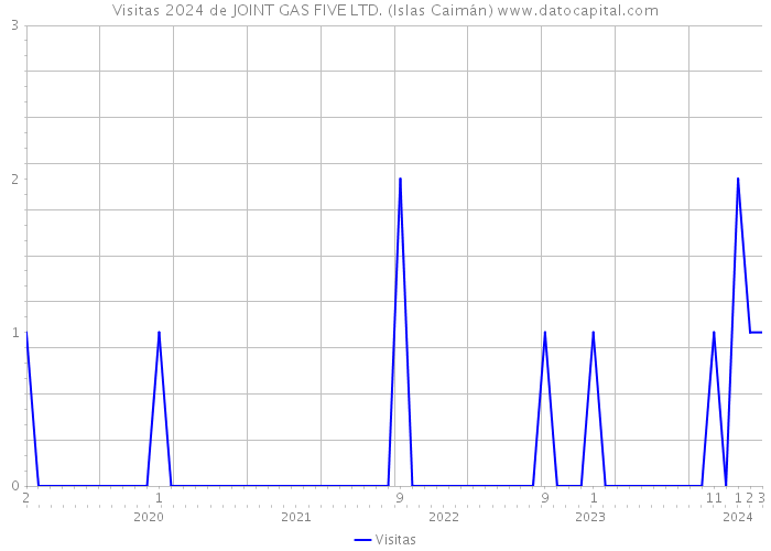 Visitas 2024 de JOINT GAS FIVE LTD. (Islas Caimán) 