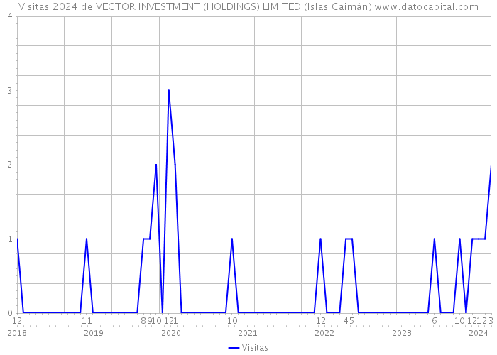 Visitas 2024 de VECTOR INVESTMENT (HOLDINGS) LIMITED (Islas Caimán) 