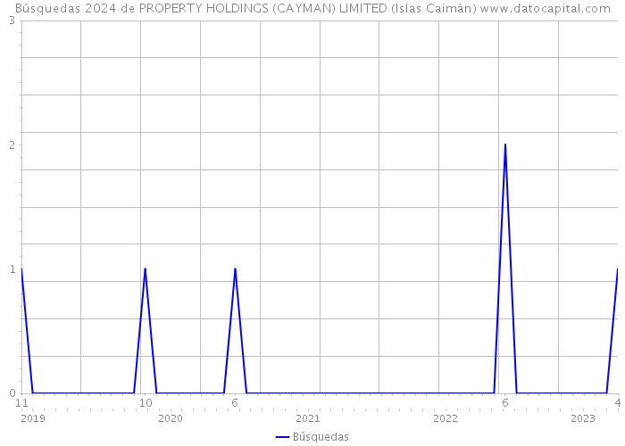 Búsquedas 2024 de PROPERTY HOLDINGS (CAYMAN) LIMITED (Islas Caimán) 