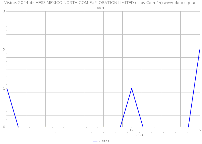 Visitas 2024 de HESS MEXICO NORTH GOM EXPLORATION LIMITED (Islas Caimán) 