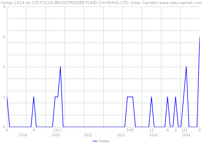 Visitas 2024 de ICE FOCUS EM DISTRESSED FUND (CAYMAN), LTD. (Islas Caimán) 