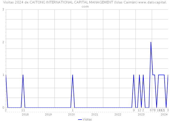Visitas 2024 de CAITONG INTERNATIONAL CAPITAL MANAGEMENT (Islas Caimán) 