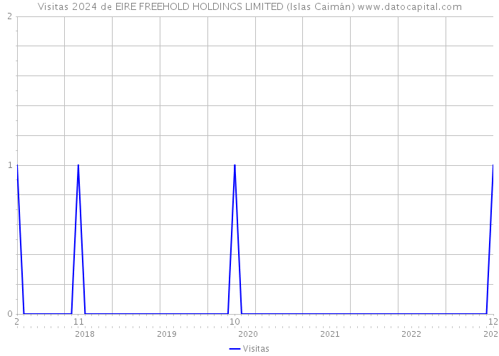 Visitas 2024 de EIRE FREEHOLD HOLDINGS LIMITED (Islas Caimán) 