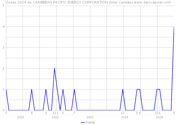 Visitas 2024 de CARIBBEAN PACIFIC ENERGY CORPORATION (Islas Caimán) 