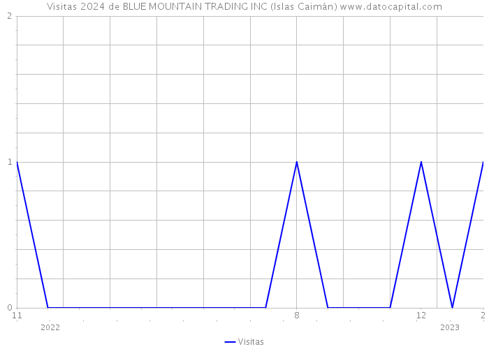 Visitas 2024 de BLUE MOUNTAIN TRADING INC (Islas Caimán) 