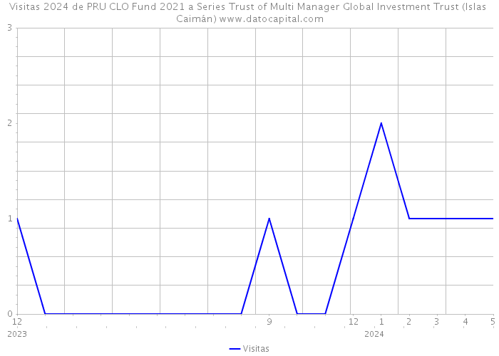 Visitas 2024 de PRU CLO Fund 2021 a Series Trust of Multi Manager Global Investment Trust (Islas Caimán) 