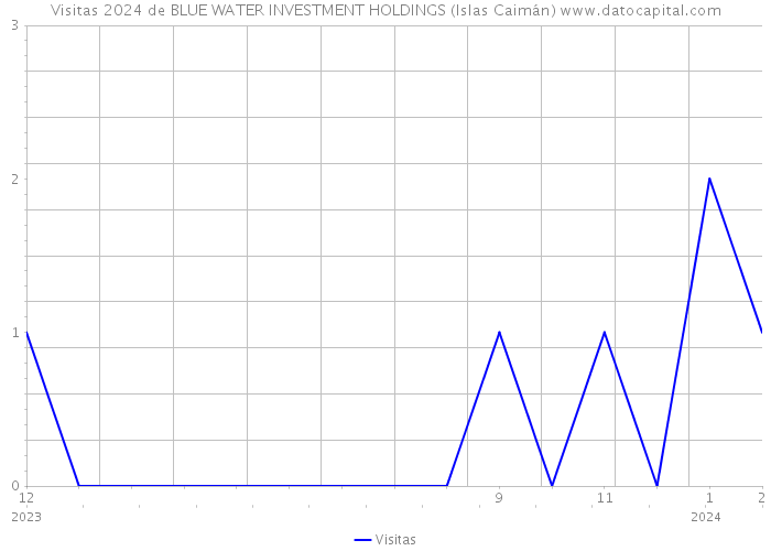 Visitas 2024 de BLUE WATER INVESTMENT HOLDINGS (Islas Caimán) 