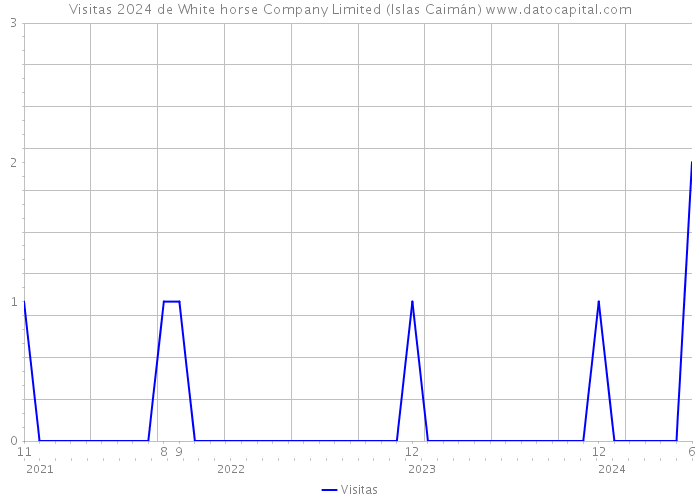Visitas 2024 de White horse Company Limited (Islas Caimán) 