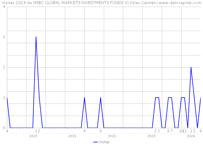 Visitas 2024 de HSBC GLOBAL MARKETS INVESTMENTS FUNDS (I) (Islas Caimán) 