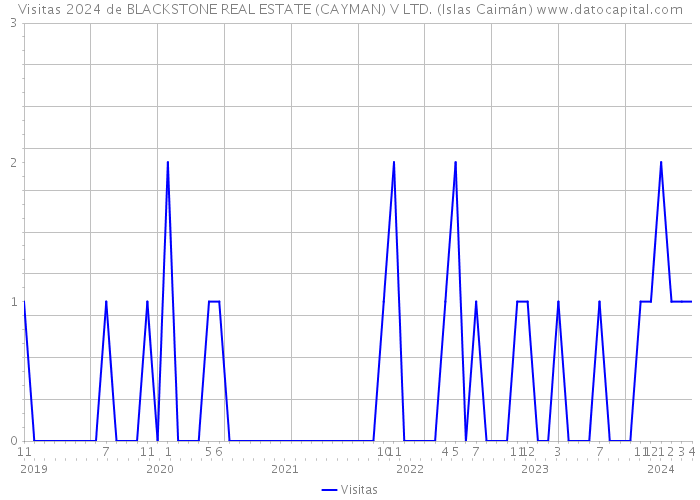 Visitas 2024 de BLACKSTONE REAL ESTATE (CAYMAN) V LTD. (Islas Caimán) 