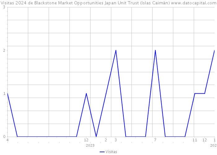 Visitas 2024 de Blackstone Market Opportunities Japan Unit Trust (Islas Caimán) 